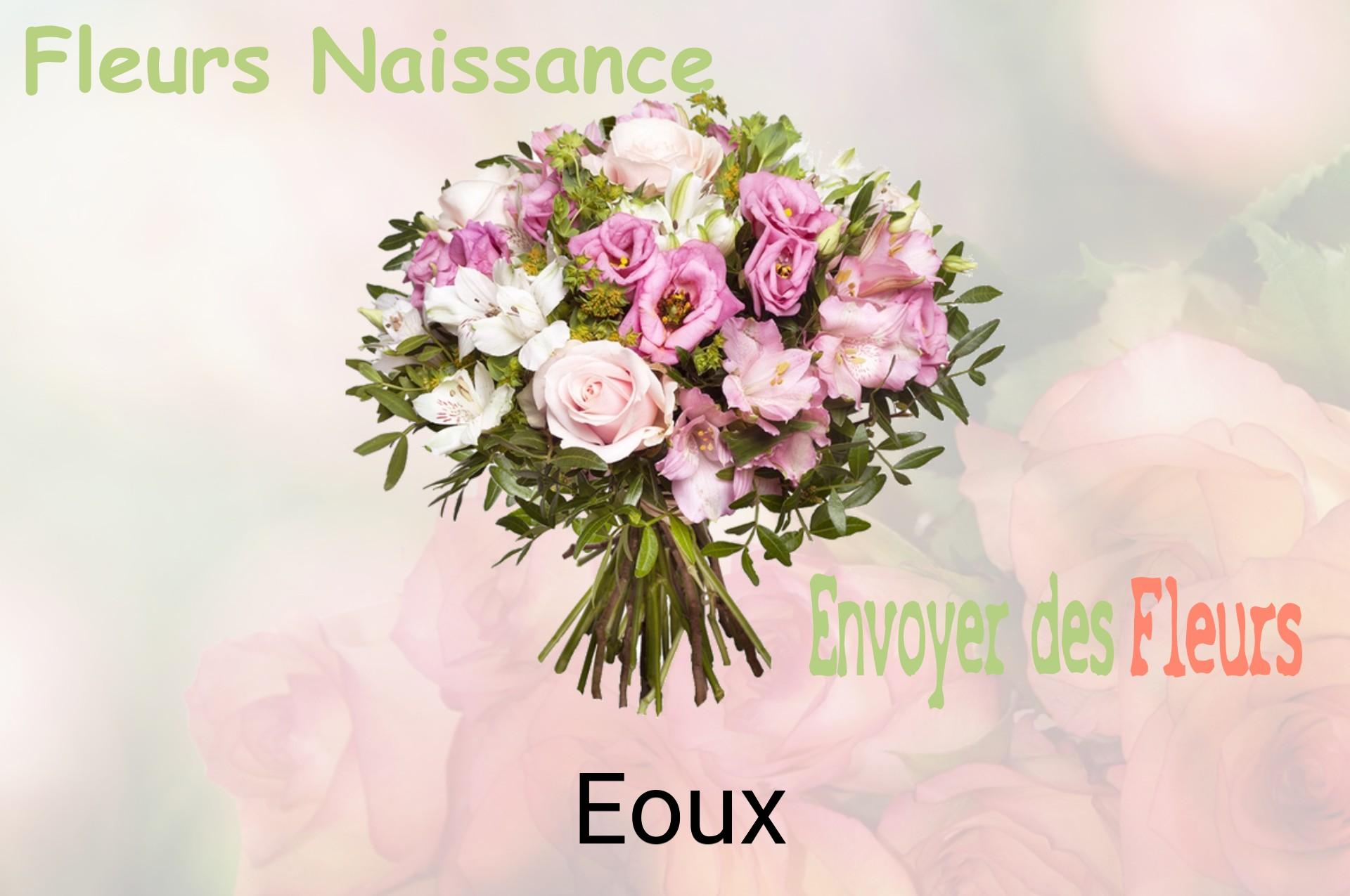 Bouquet de fleurs de naissance livré à Eoux